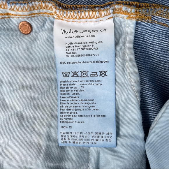 Nudie Jeans Womens Breezy Britt Organic Cotton High Waist 30x32 - Picture 8 of 13